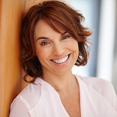 Older woman with healthy smile